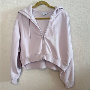 Athleta Light Pink Zip-Up Hoodie